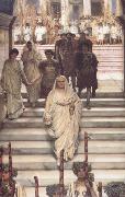 Alma-Tadema, Sir Lawrence The Triumph of Titus: AD 71 (mk23) oil painting reproduction